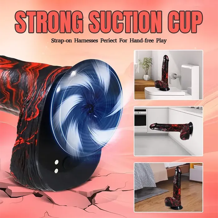Female Sex Toys Inyarose Lava Burst Thrusting Dildo Vibrator