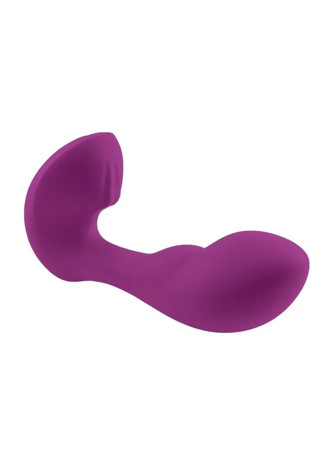 Female Sex Toys Playboy Arch Rechargeable Silicone Vibrator with Clitoral Stimulator Playboy