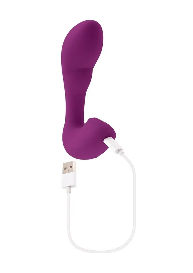 Female Sex Toys Playboy Arch Rechargeable Silicone Vibrator with Clitoral Stimulator Playboy