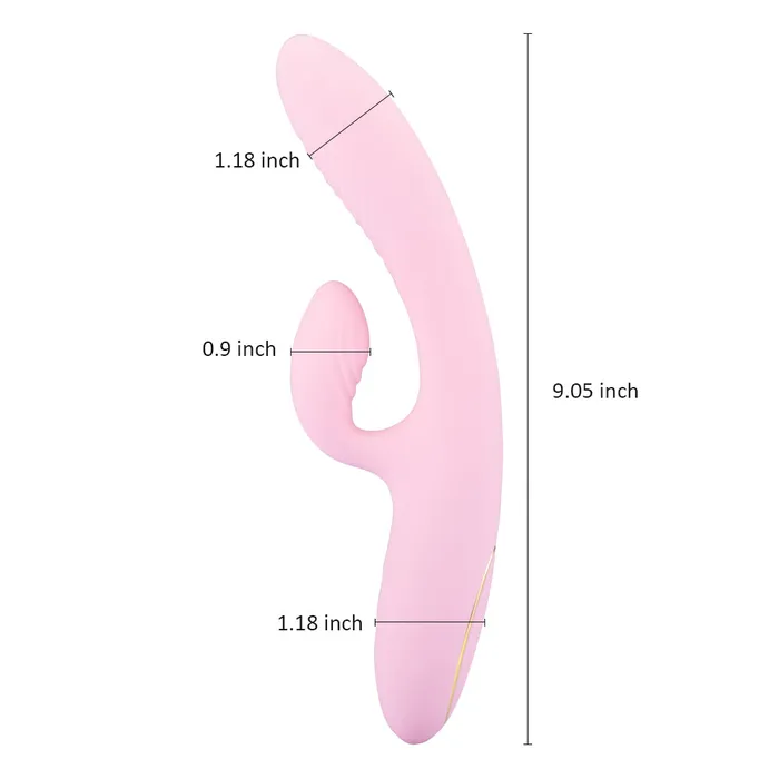 Heating Handheld Massager VibratorPink Earlypeach Vibrators