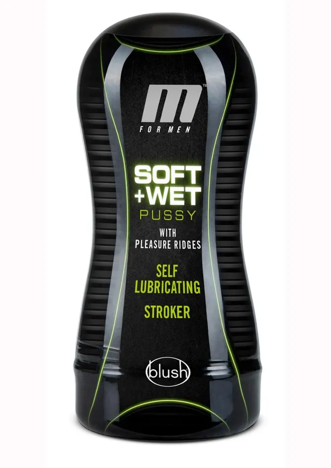 M for Men Male Sex Toys M For Men Soft and Wet Self Lubricating Masturbator Cup Ridge Pussy