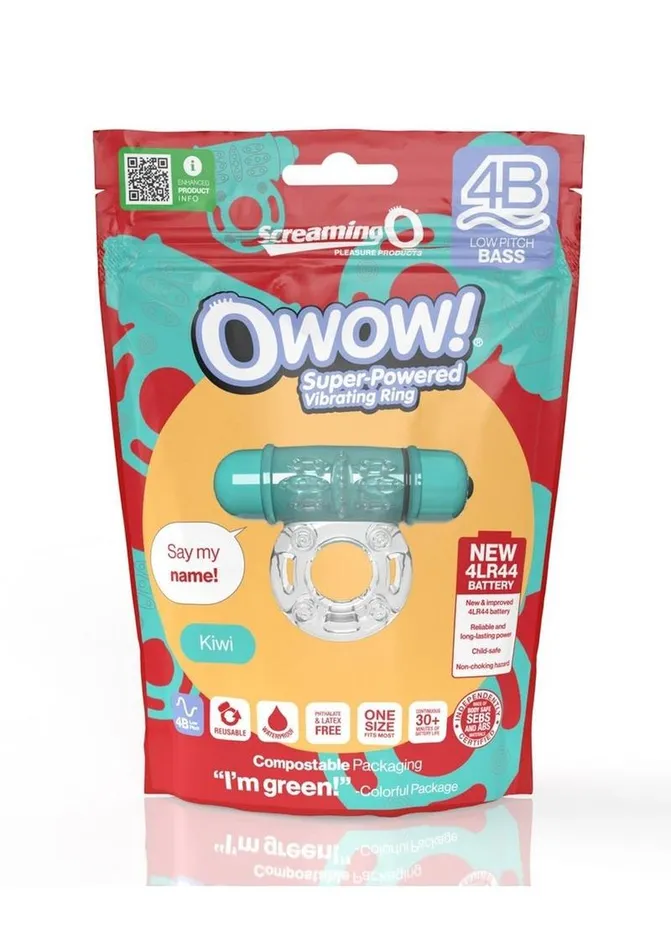 Screaming O 4b O Wow Vibrating Ring Screaming O Male Sex Toys