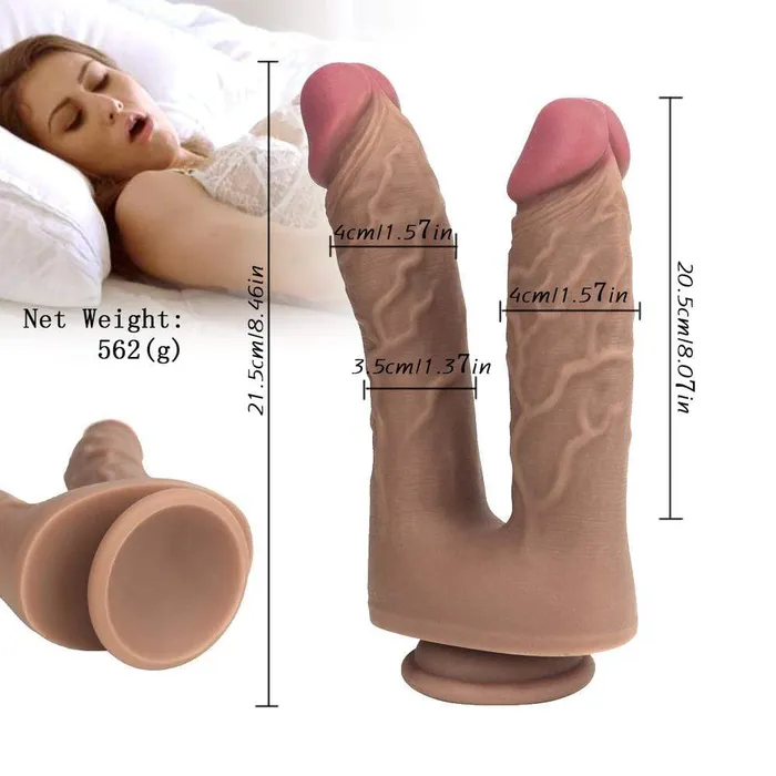 ADLTOYFUN Dildos Double Penetrator Dildo