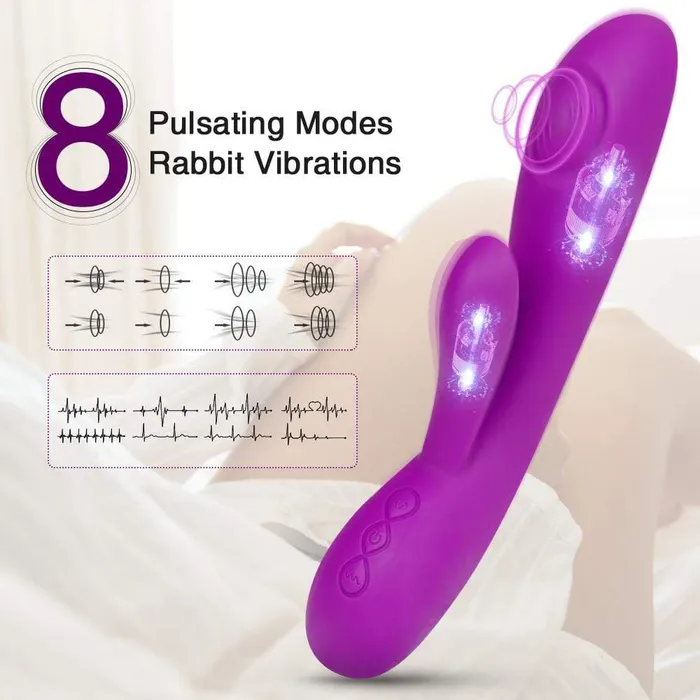 ADLTOYFUN Powerful Rabbit Vibrator Female Sex Toys
