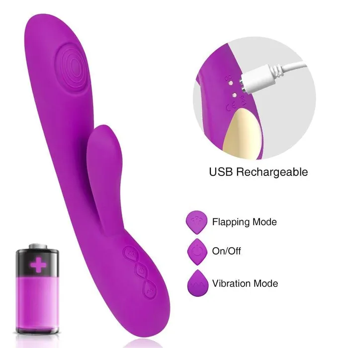 ADLTOYFUN Powerful Rabbit Vibrator Female Sex Toys