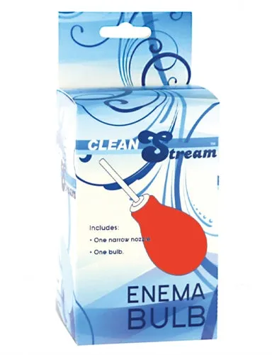 Anal XR Brands Clean Stream Enema Cleansing Bulb Red