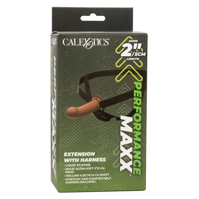 CalExotics Female Sex Toys Performance Maxx Extension With Harness Brown CalExotics Female Sex Toys Performance Maxx Extension With Harness Brown