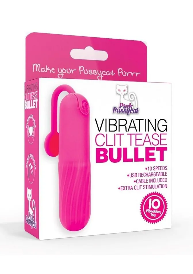 Female Sex Toys Pink Pussycat Vibrating Clit Tease Rechargeable Silicone Stimulator Pink Pussycat Female Sex Toys Pink Pussycat Vibrating Clit Tease Rechargeable Silicone Stimulator Pink Pussycat