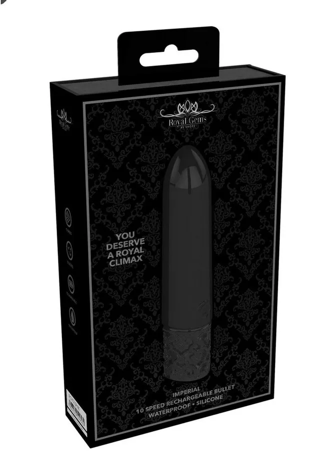 Female Sex Toys Royal Gems Imperial Silicone Rechargeable Bullet Royal Gems