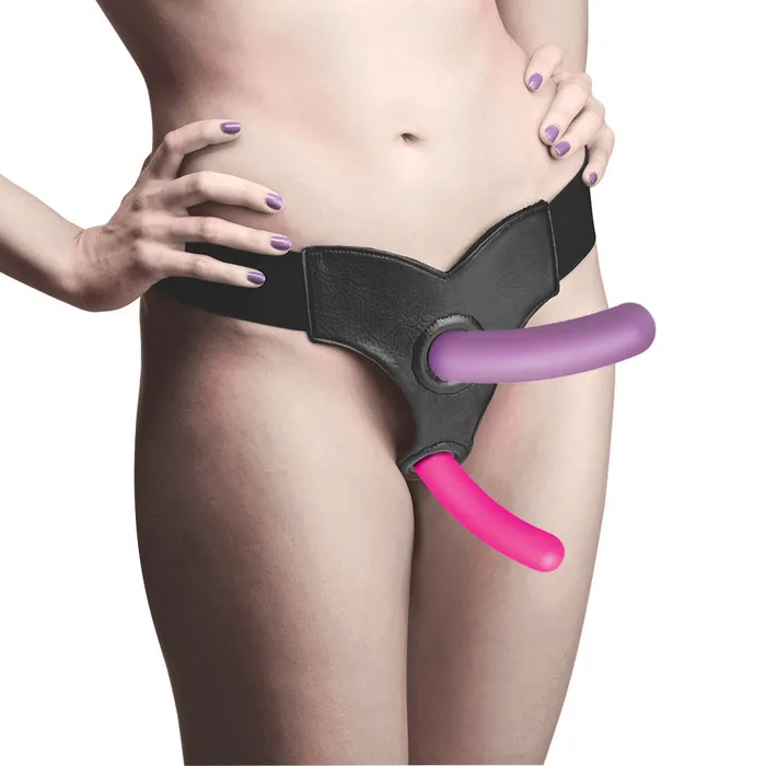 Female Sex Toys Triple Peg 28x Vibrating Silicone Dildo Set With Remote XR Brands Strap U Female Sex Toys Triple Peg 28x Vibrating Silicone Dildo Set With Remote XR Brands Strap U