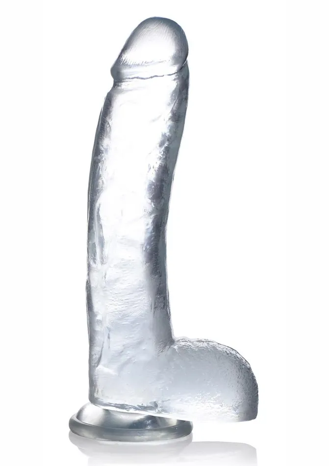 Jock CThru Realistic Dong with Balls Jock Dildos