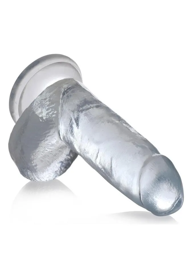 Jock CThru Realistic Dong with Balls Jock Dildos