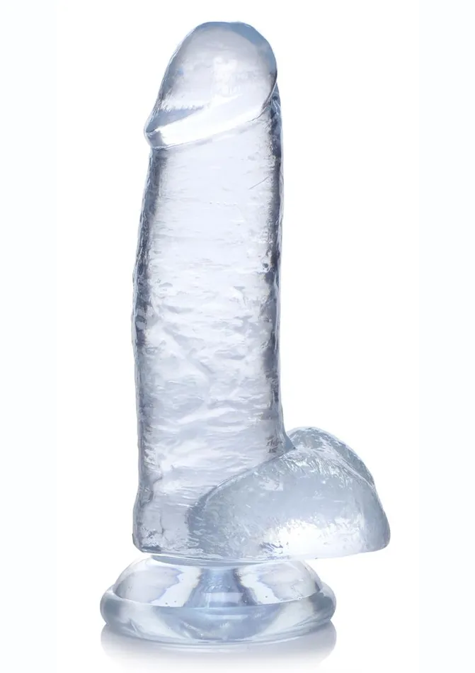 Jock CThru Realistic Dong with Balls Jock Dildos