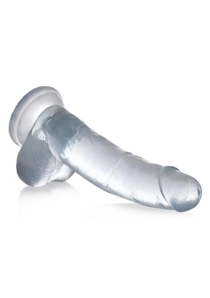 Jock CThru Realistic Dong with Balls Jock Dildos