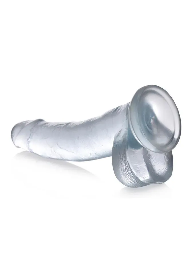 Jock CThru Realistic Dong with Balls Jock Dildos