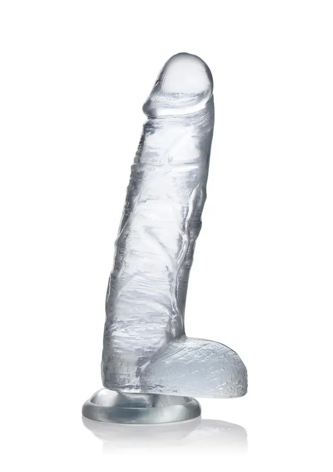 Jock CThru Realistic Dong with Balls Jock Dildos