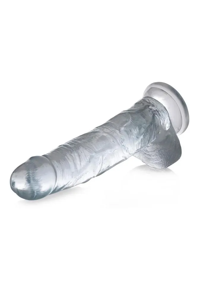 Jock CThru Realistic Dong with Balls Jock Dildos