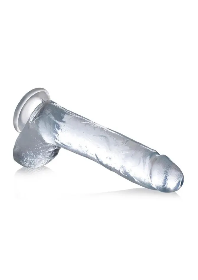 Jock CThru Realistic Dong with Balls Jock Dildos