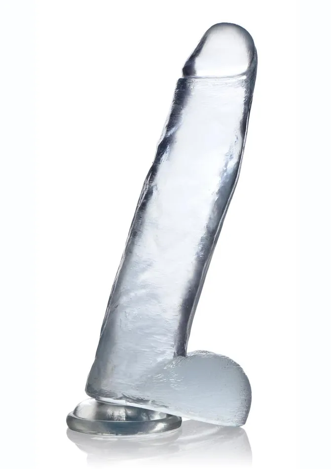 Jock CThru Realistic Dong with Balls Jock Dildos