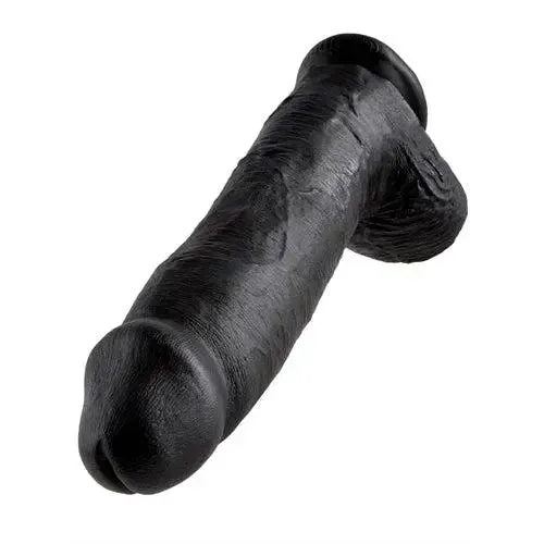King Cock 12 Inch Cock With Balls Black Pipedream Dildos King Cock 12 Inch Cock With Balls Black Pipedream Dildos