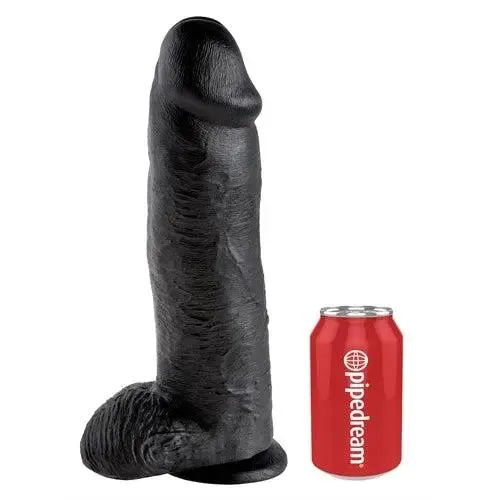 King Cock 12 Inch Cock With Balls Black Pipedream Dildos King Cock 12 Inch Cock With Balls Black Pipedream Dildos