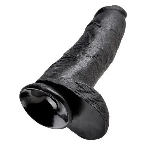 King Cock 12 Inch Cock With Balls Black Pipedream Dildos King Cock 12 Inch Cock With Balls Black Pipedream Dildos
