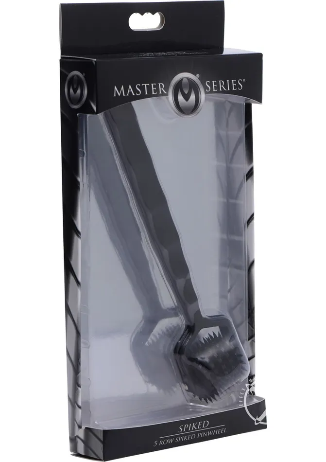 Male Sex Toys Master Series Master Series Spiked 5 Row Pinwheel