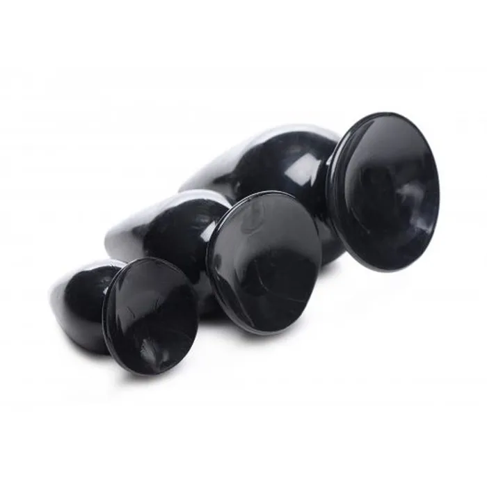 Master Series Anal Triple Cones 3 Pc Anal Plug Set Black Master Series Anal Triple Cones 3 Pc Anal Plug Set Black