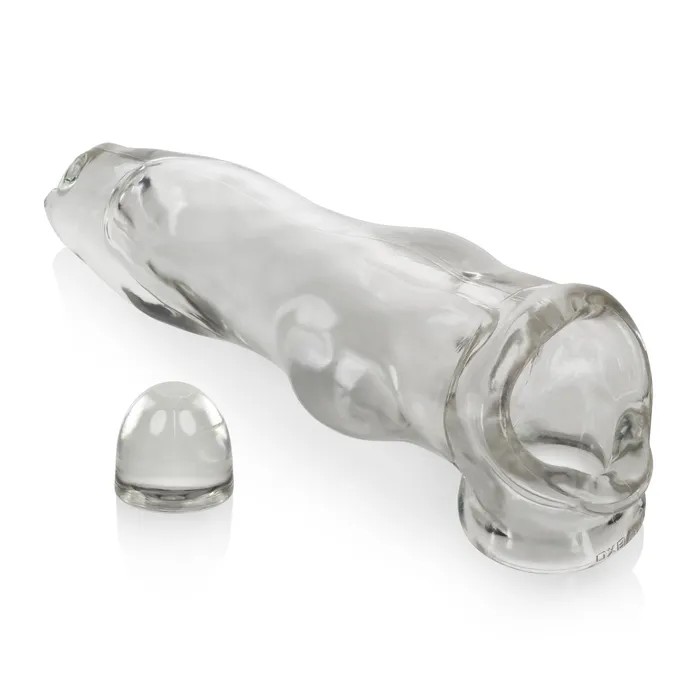 Oxballs Male Sex Toys Fido Cocksheath With Adjustable Fit Clear Oxballs Male Sex Toys Fido Cocksheath With Adjustable Fit Clear