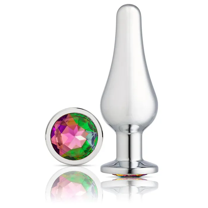 Anal Cloud 9 Novelties Cloud 9 Novelties Gems Silver Chrome Tall Plug Medium Anal Cloud 9 Novelties Cloud 9 Novelties Gems Silver Chrome Tall Plug Medium