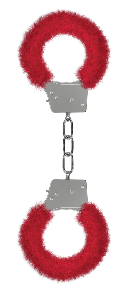 Beginners Furry Handcuffs Red Shots Vibrators