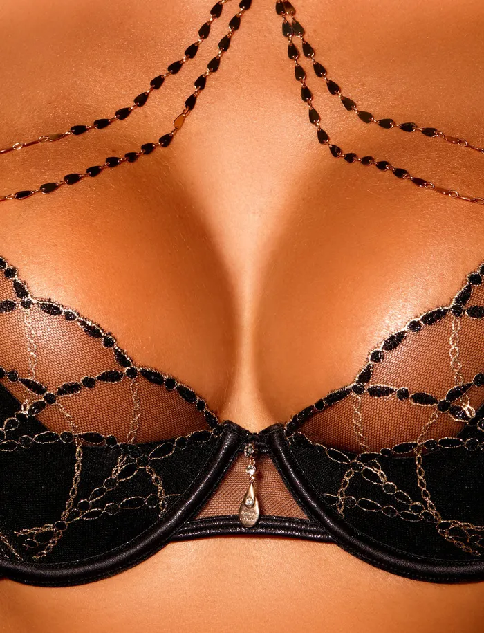 Malise Black Bra Honey Birdette Anal