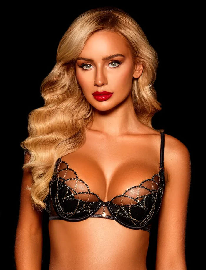 Malise Black Bra Honey Birdette Anal