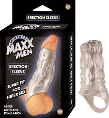 Nasstoys Male Sex Toys Maxx Men Erection Sleeve Clear