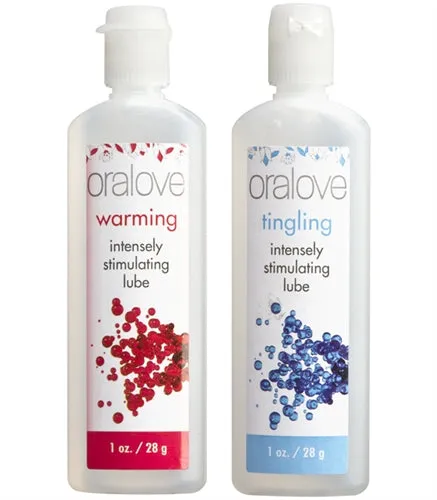 Oral Love Dynamic Duo Warming and Tingling Doc Johnson Vibrators