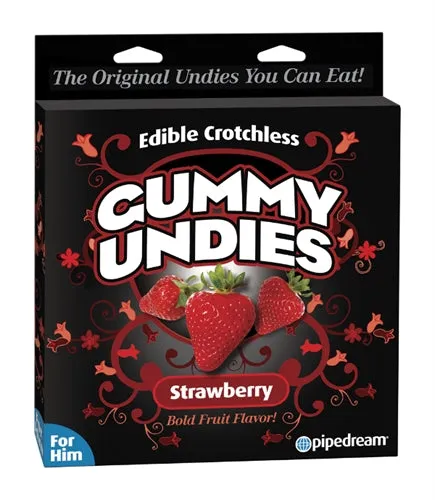 Pipedream Gummy Undies for Him Strawberry Anal