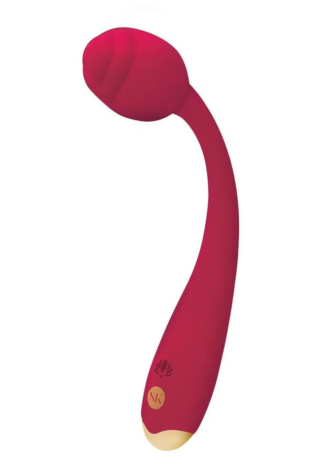 Rosegasm Long Stem Flexi GSpot Vibe Rose Red XGEN Vibrators