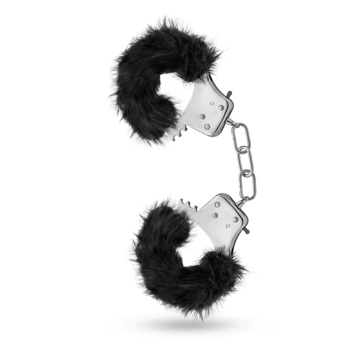 Temptasia Plush Fur Cuffs Black 2024 Holiday Sale Specials Anal