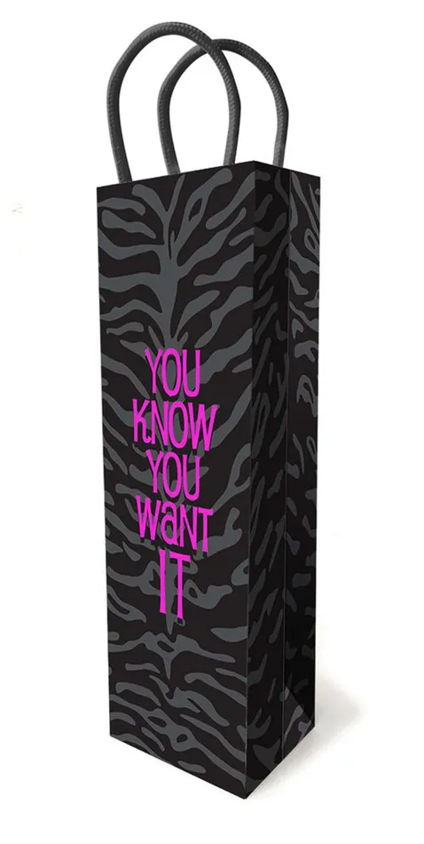 You Know You Want It Gift Bag Little Genie Male Sex Toys