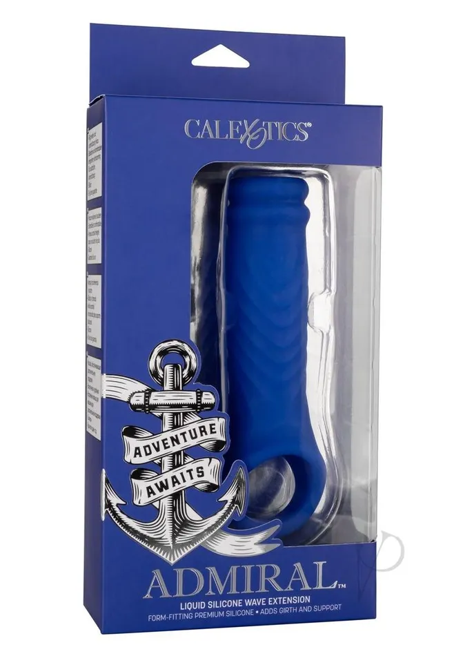 Admiral Admiral Liquid Silicone Wave Extension Blue Vibrators