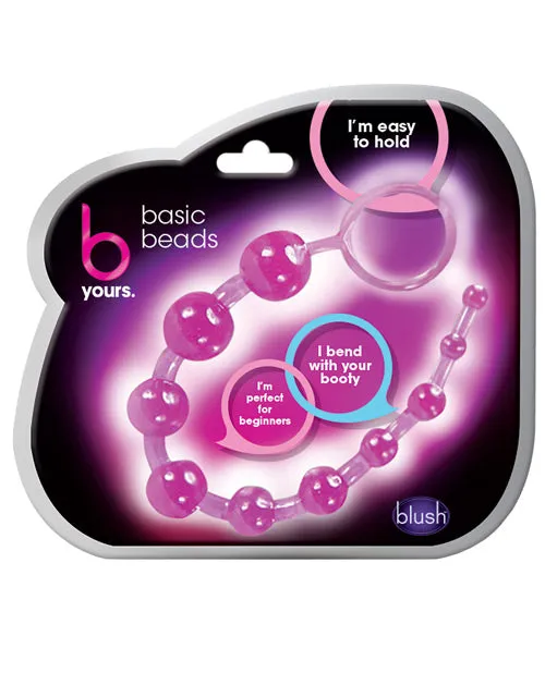 Anal B Yours B Yours Basic Anal Beads Purple