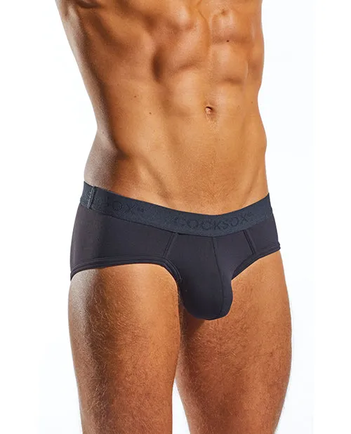 Anal Cocksox Cocksox Contour Pouch Sports Brief Black LG Anal Cocksox Cocksox Contour Pouch Sports Brief Black LG
