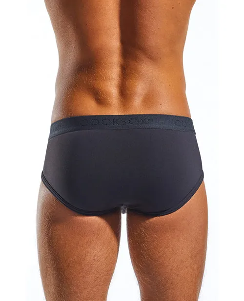 Anal Cocksox Cocksox Contour Pouch Sports Brief Black LG Anal Cocksox Cocksox Contour Pouch Sports Brief Black LG