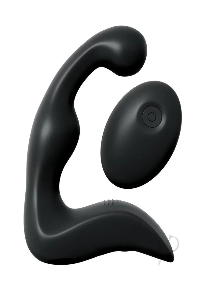 Anal Fantasy Elite Female Sex Toys Anal Fantasy Elite Silicone Rechargeable PSpot Pro with Remote Control Black