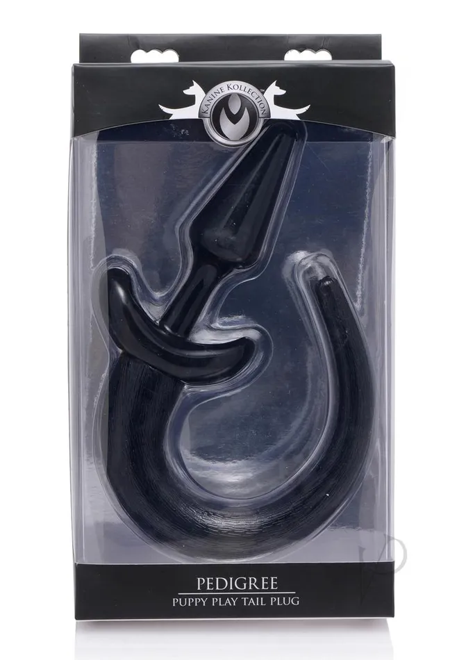 Anal Master Series Master Series Pedigree Puppy Play Tail Plug Black