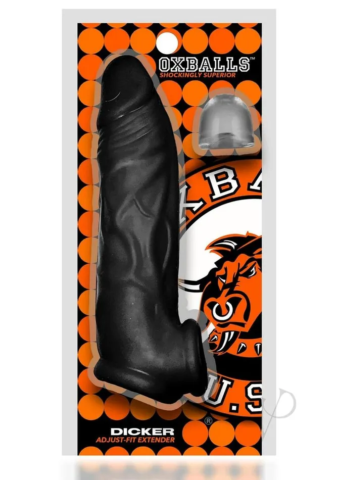 Anal Oxballs Dicker UltraSlim Cocksheath Black Ice