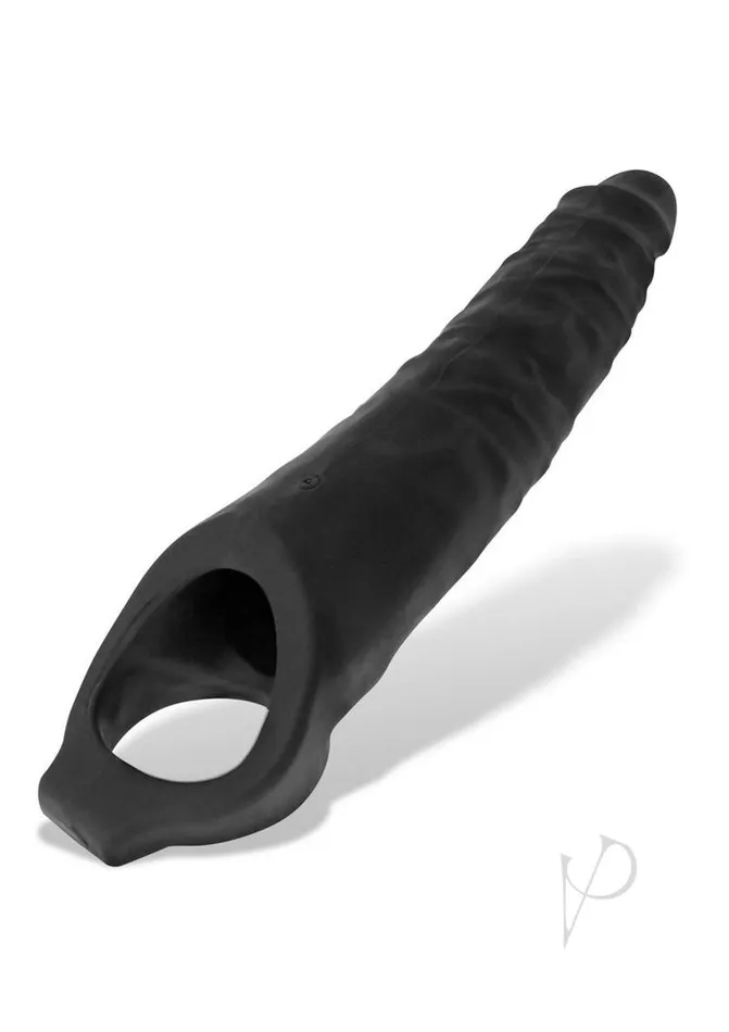 Anal Oxballs Snake DeepReacher Silicone Cocksheath Black Ice
