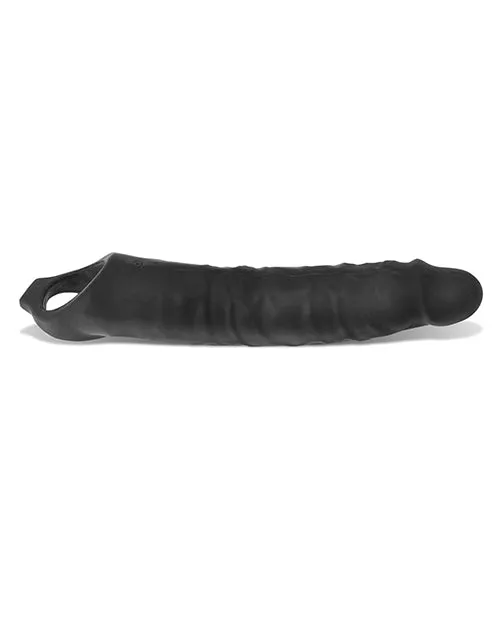 Anal Oxballs Snake DeepReacher Silicone Cocksheath Black Ice