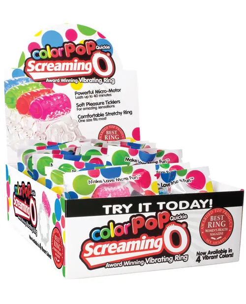 Anal Screaming O Screaming O Color Pop Quickie Asst Colors Box of 24