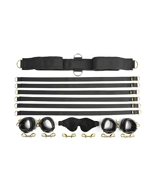 Anal Sportsheets Under the Bed Restraint Set Special Edition BlackGold